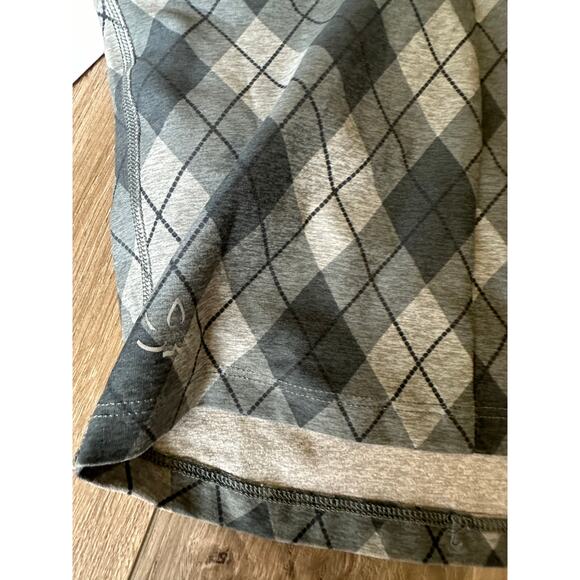 Beyond Refocus Cropped Tank Grey Argyle size Small - Picture 6 of 9